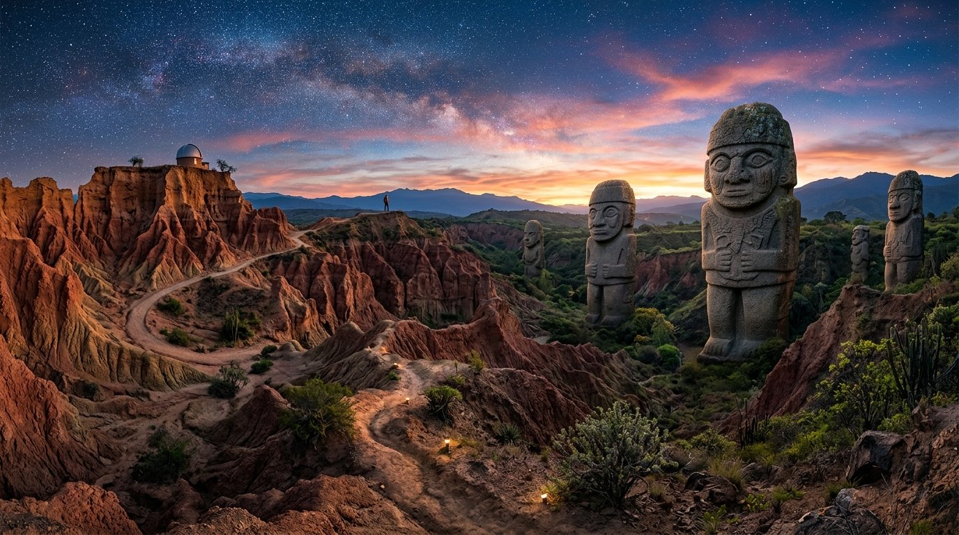 5-Day Ancestors Route: Bogotá, Tatacoa & San Agustín