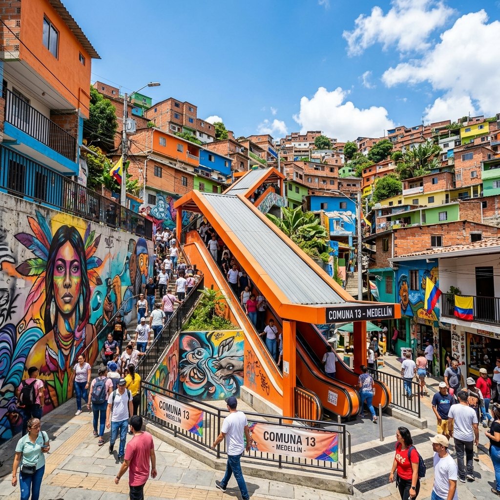 Llegada + City Tour + Comuna 13