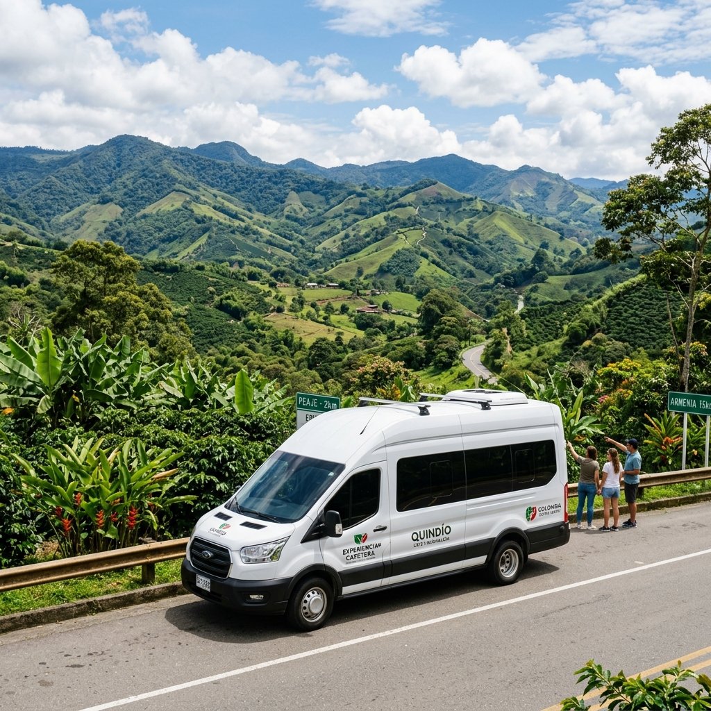 Transporte compartido en el Quindío